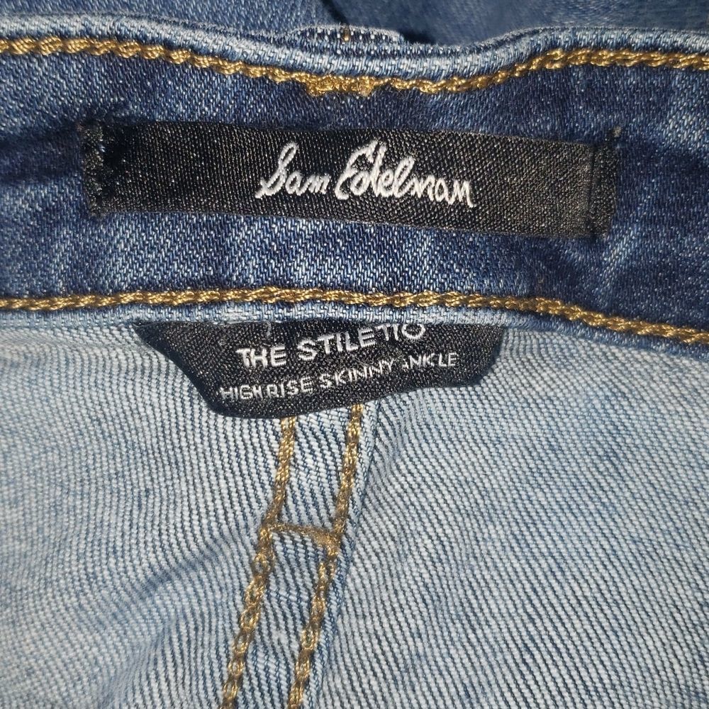 Sam Edelman The Stiletto High Waist Skinny Ankle Jeans 6 28 - Picture 7 of 8